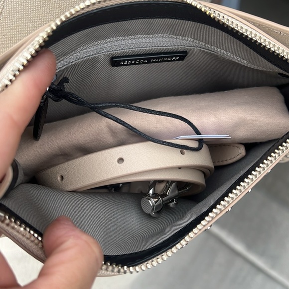 Rebecca Minkoff Cream Studded shoulder/ CB handbag - Picture 4 of 5